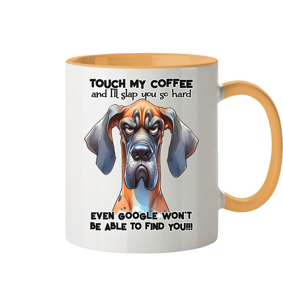 Grumpy Dog Kaffee - Tasse zweifarbig