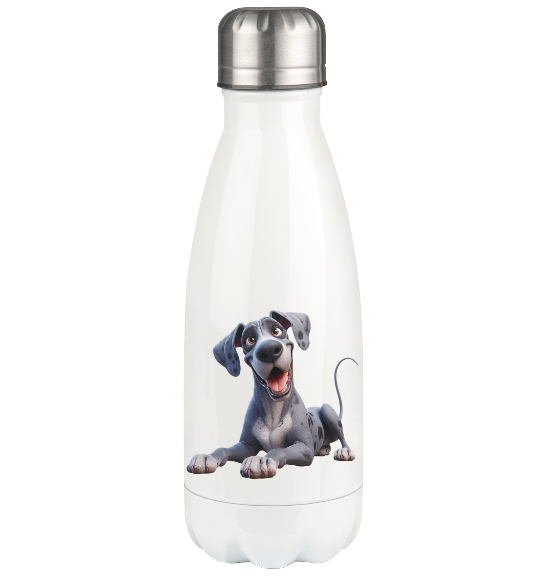 Dänische Dogge - personalisierbar - Thermoflasche 350ml