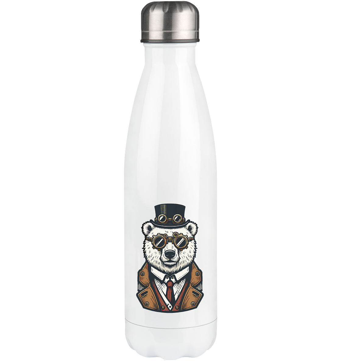 Eisbär Steampunk Polar Bear  - Thermoflasche 500ml