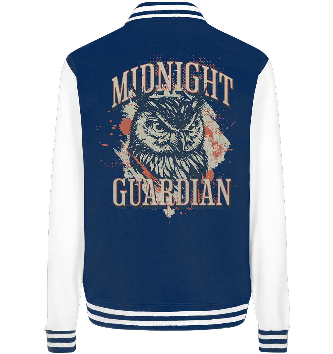 Eule Vintage Art - Midnight Guardian - College Jacket