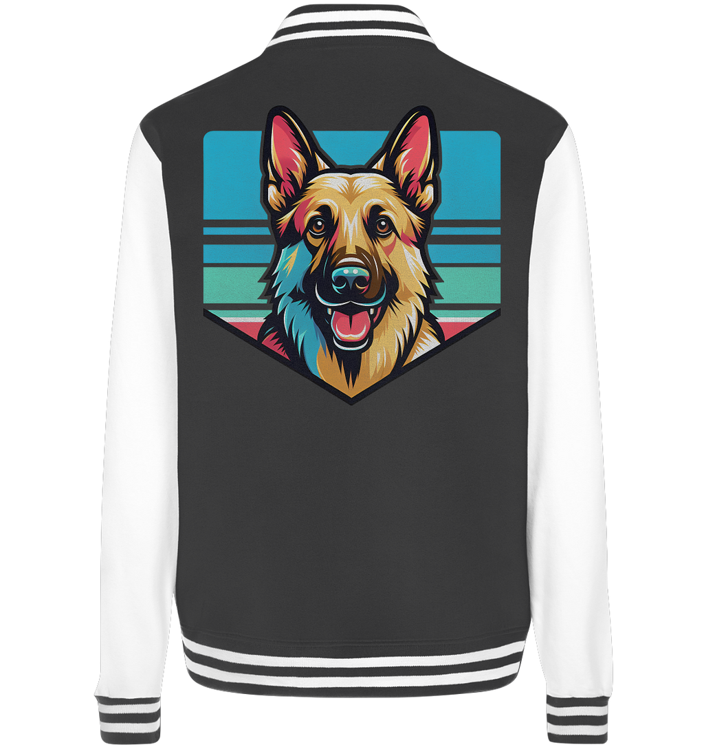 Schäferhund Pop Art - personalisierbar - College Jacket