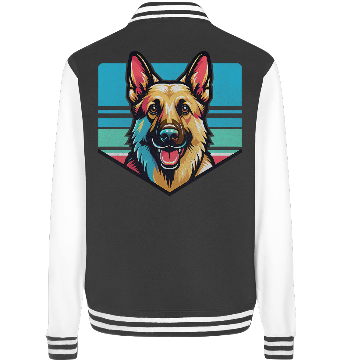 Schäferhund Pop Art - personalisierbar - College Jacket