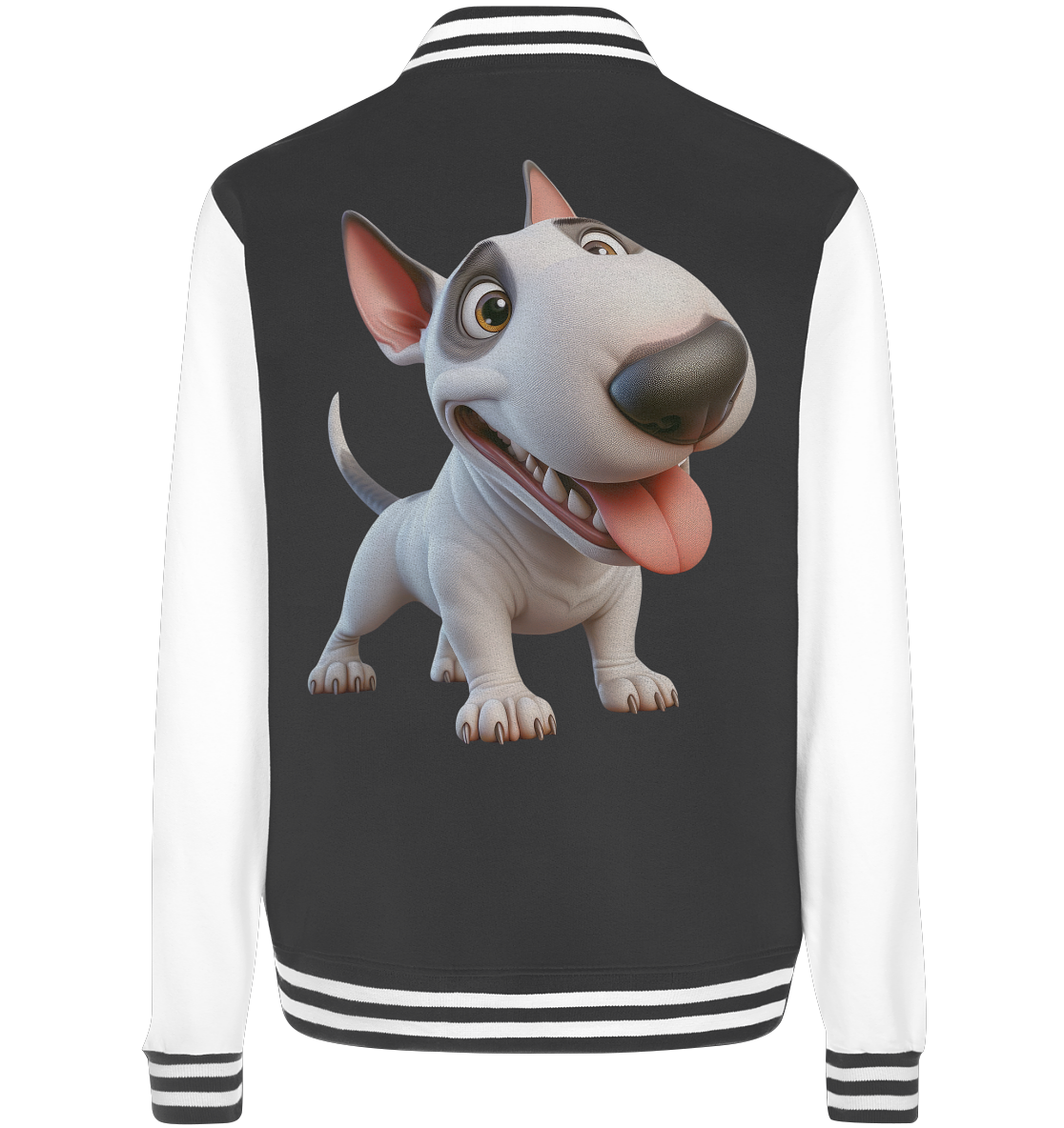 Bullterrier Cartoon personalisierbar - College Jacket