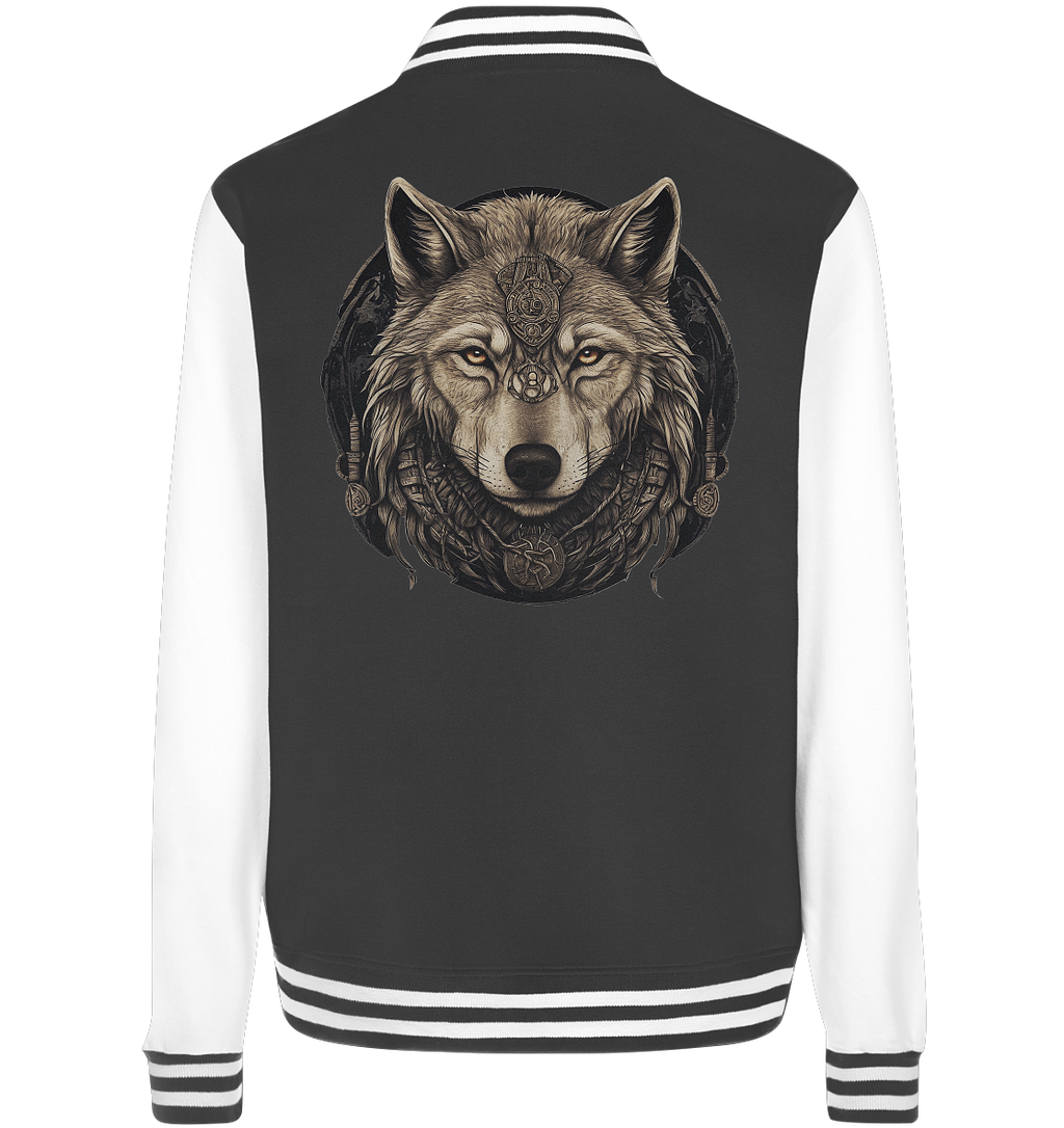 Wolf Fenris Viking Art - College Jacket
