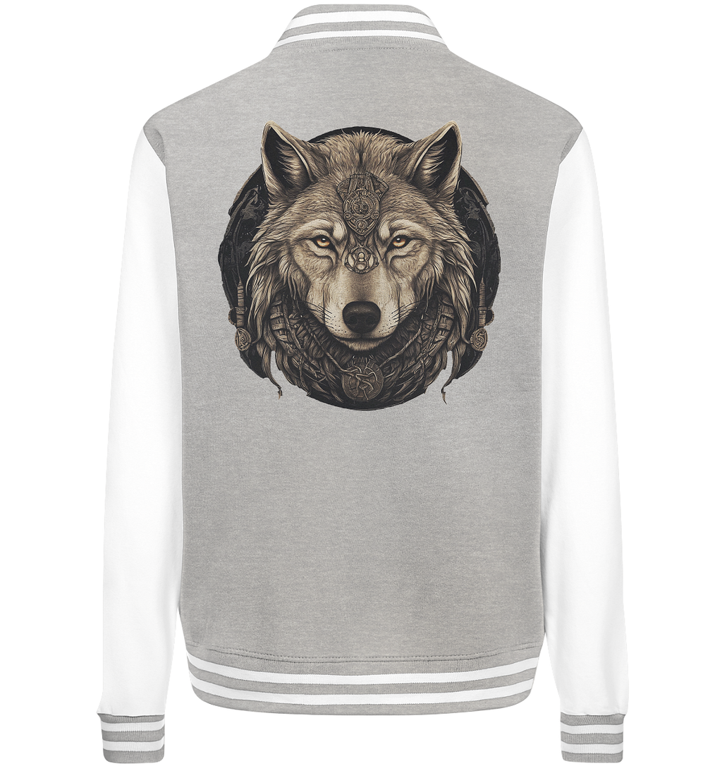 Wolf Fenris Viking Art - College Jacket