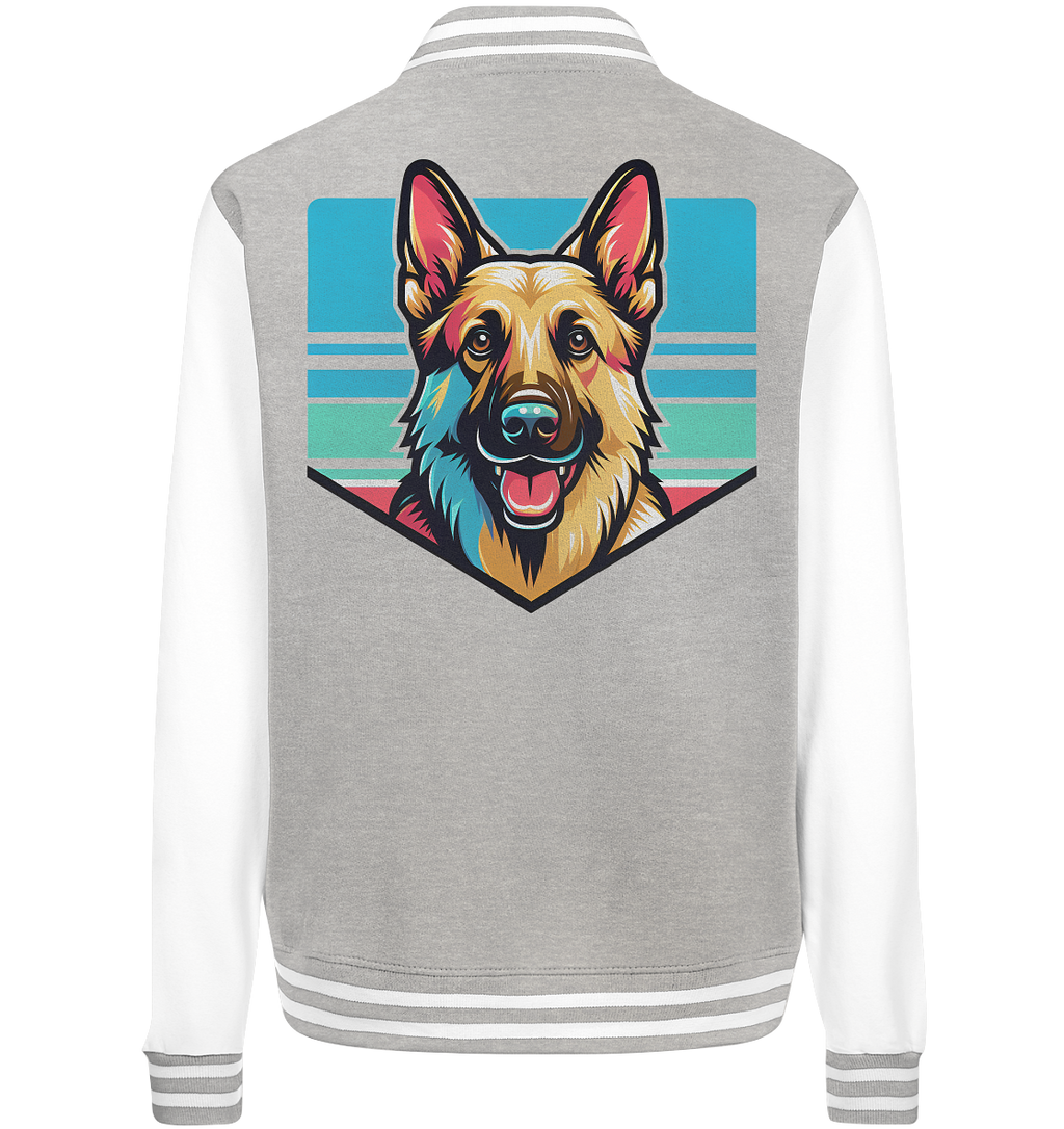 Schäferhund Pop Art - personalisierbar - College Jacket