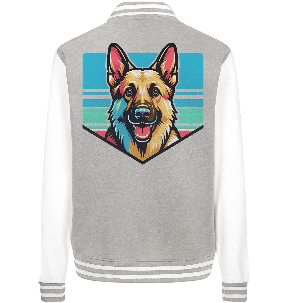 Schäferhund Pop Art - personalisierbar - College Jacket