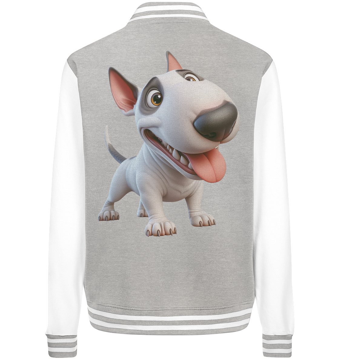 Bullterrier Cartoon personalisierbar - College Jacket