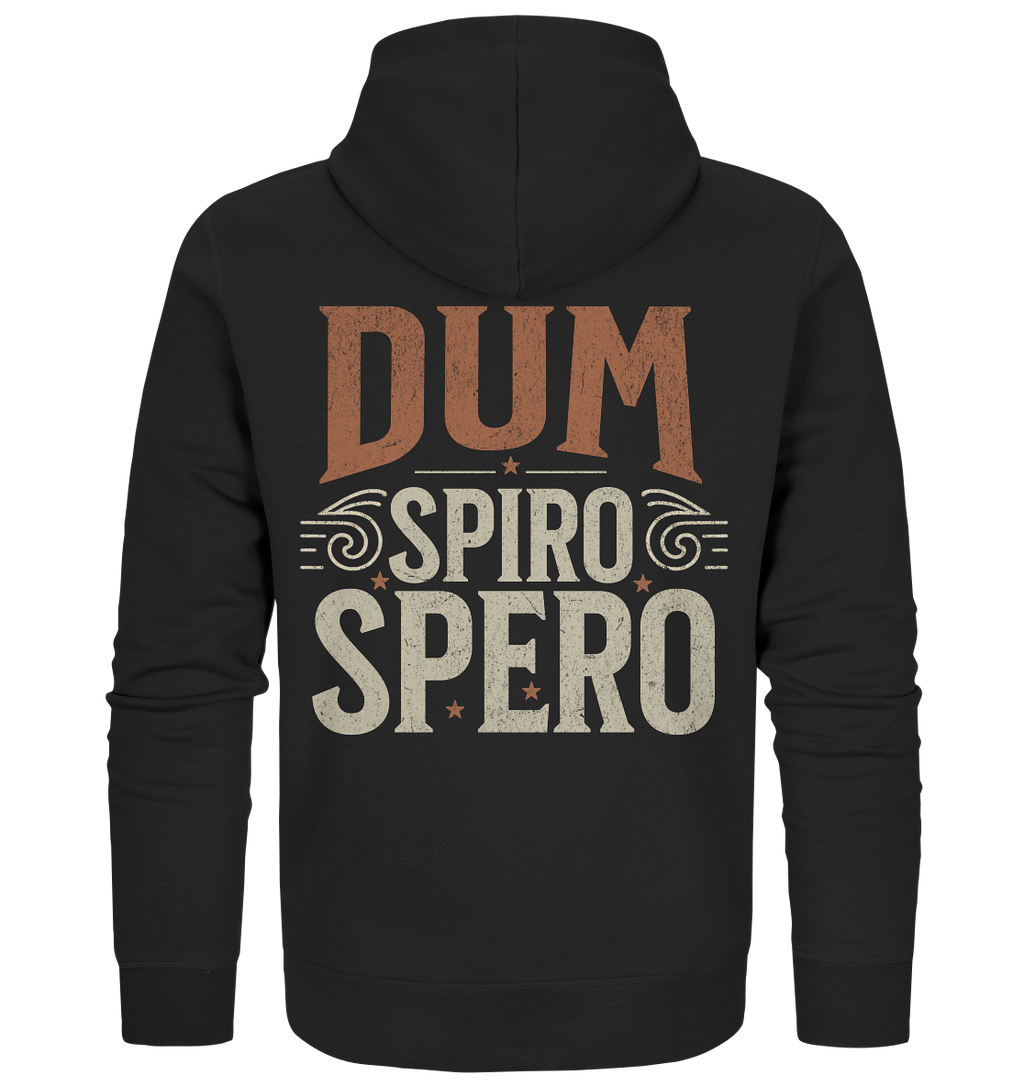 Dum Spiro Spero - Organic Zipper