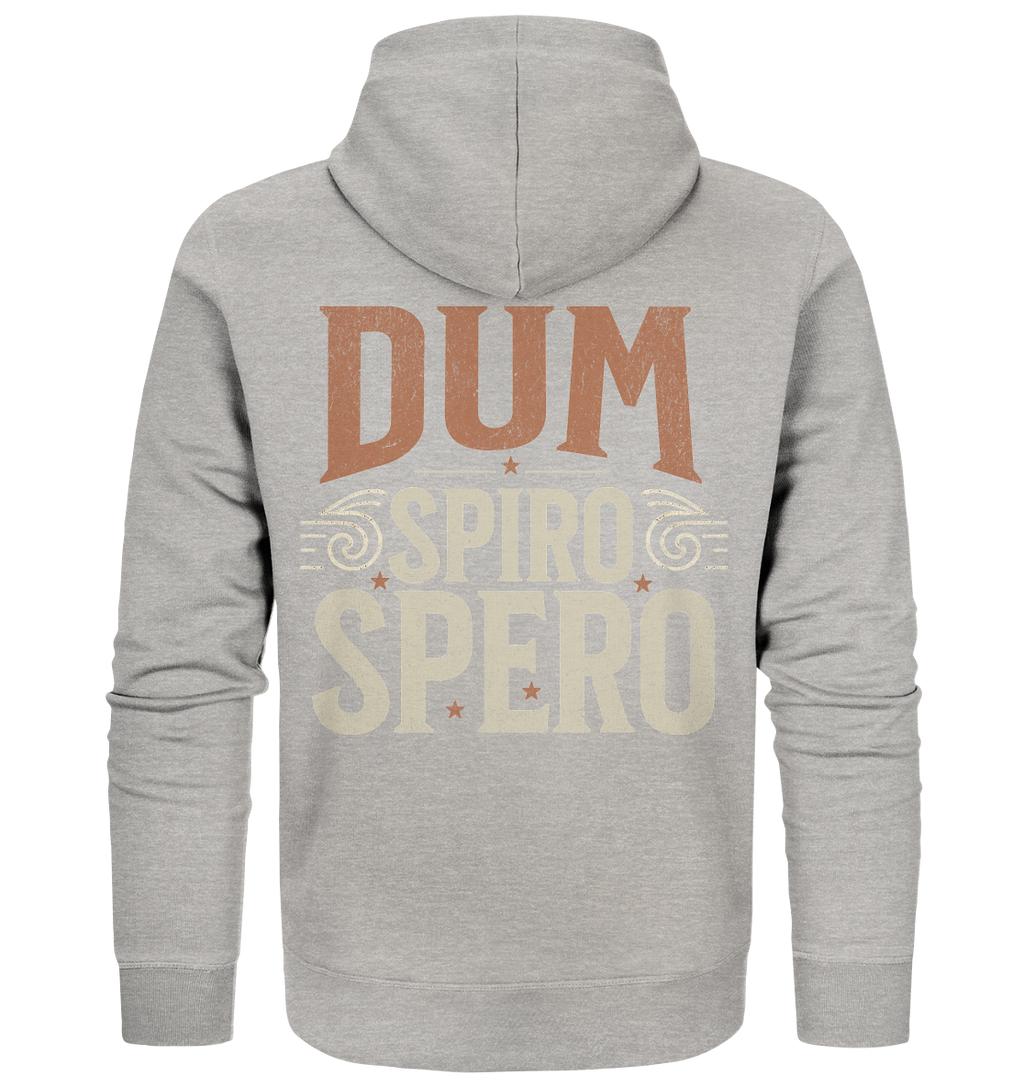 Dum Spiro Spero - Organic Zipper