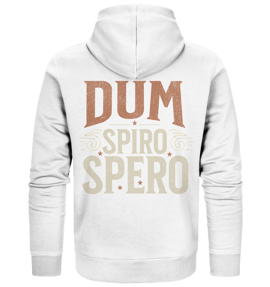 Dum Spiro Spero - Organic Zipper