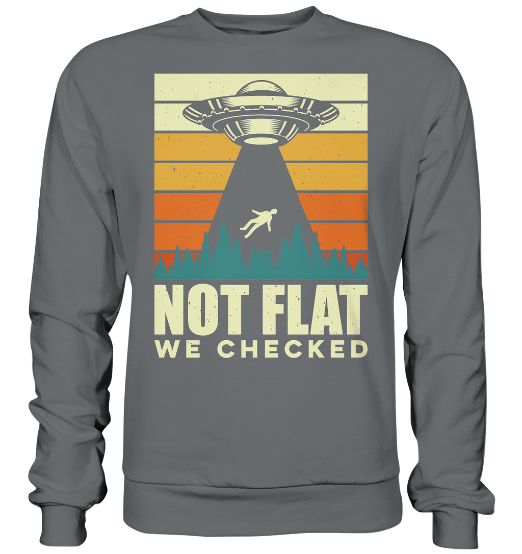 Erde - Not Flat we checked  - Basic Sweatshirt