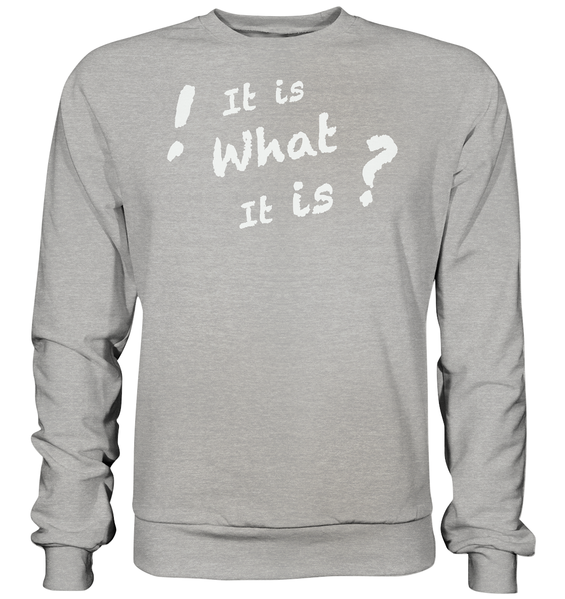 It is what it is - personalisierbar - Basic Sweatshirt