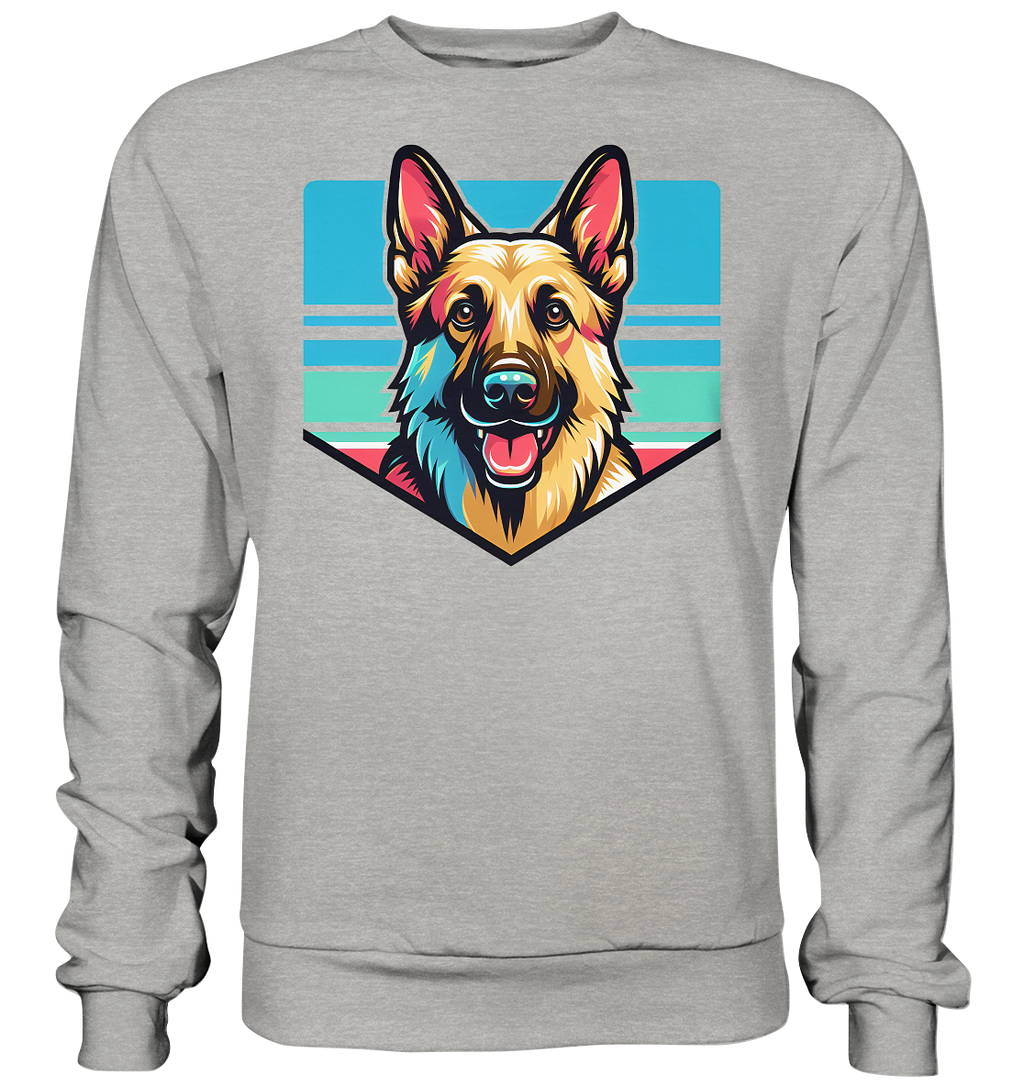 Schäferhund Pop Art - personalisierbar - Basic Sweatshirt