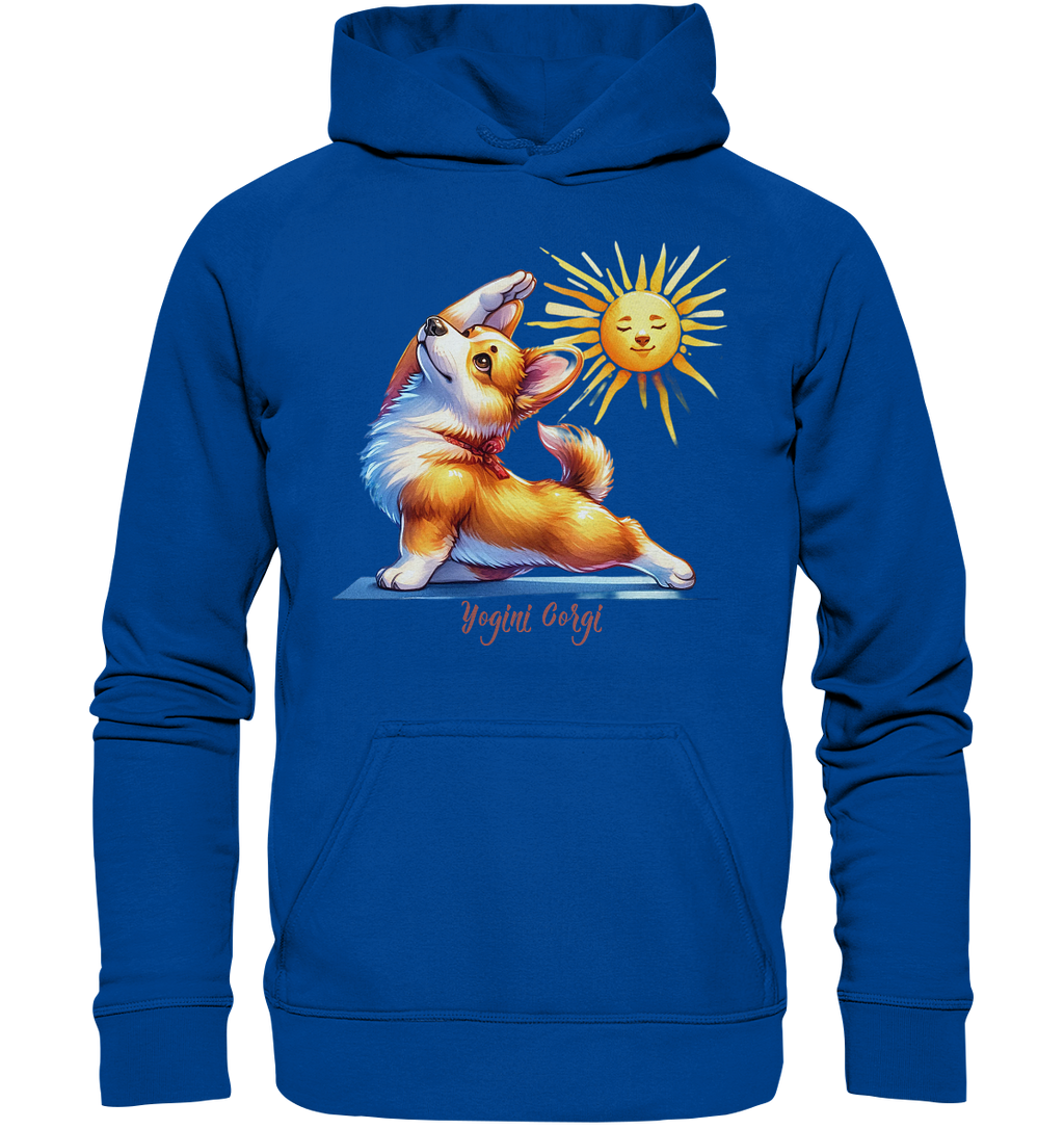 Yoga Corgi Hund yogini Gorgi - personalisierbar - Basic Unisex Hoodie