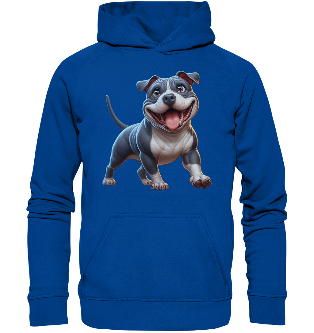 Pittbull Cartoon Hund personalisierbar - Basic Unisex Hoodie
