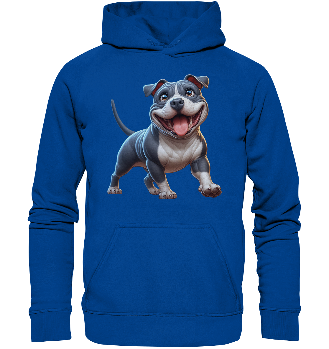 Pittbull Cartoon Hund personalisierbar - Basic Unisex Hoodie