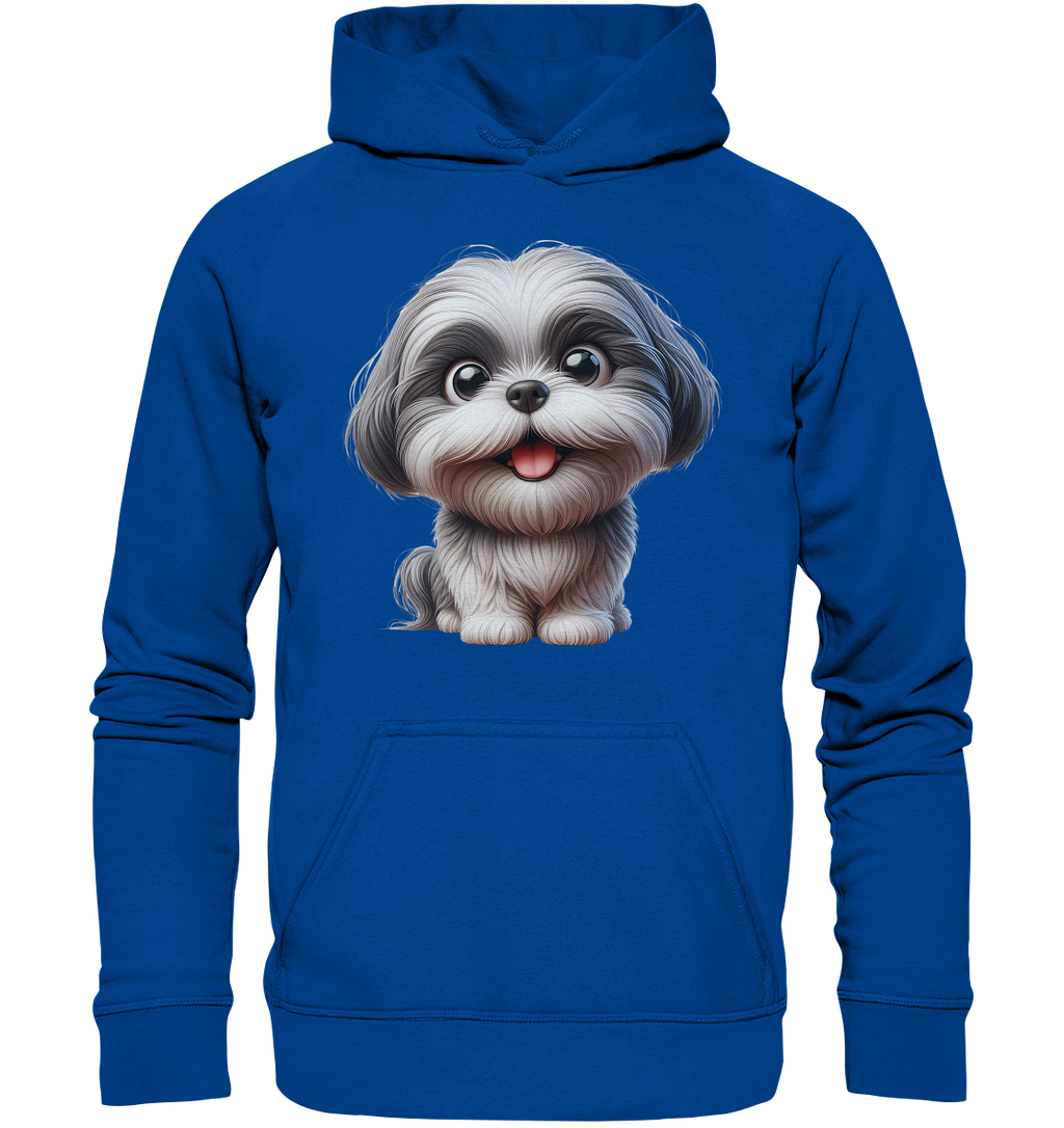 Shih Tzu Cartoon Dog - personalisierbar - Basic Unisex Hoodie