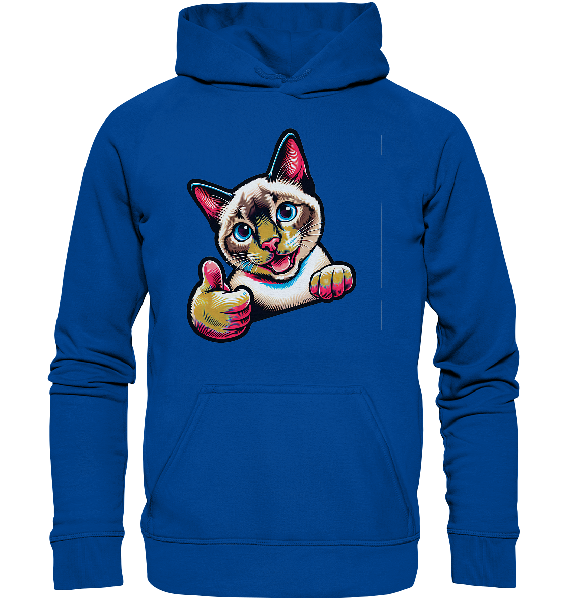 Siamkatze Pop Art - personalisierbar - Basic Unisex Hoodie