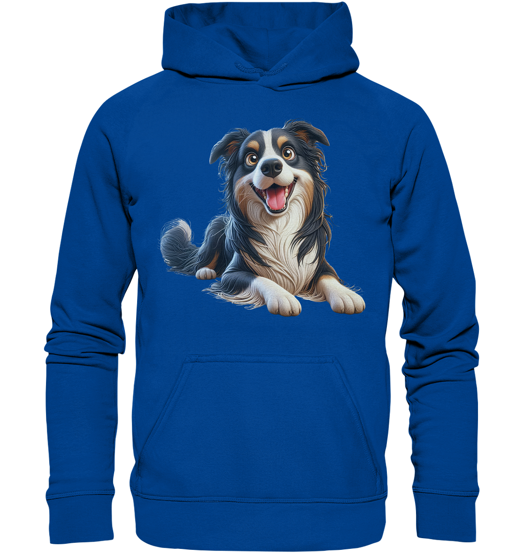 Border Collie Cartoon - personalisierbar - Basic Unisex Hoodie