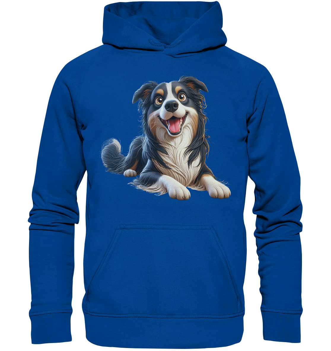 Border Collie Cartoon - personalisierbar - Basic Unisex Hoodie