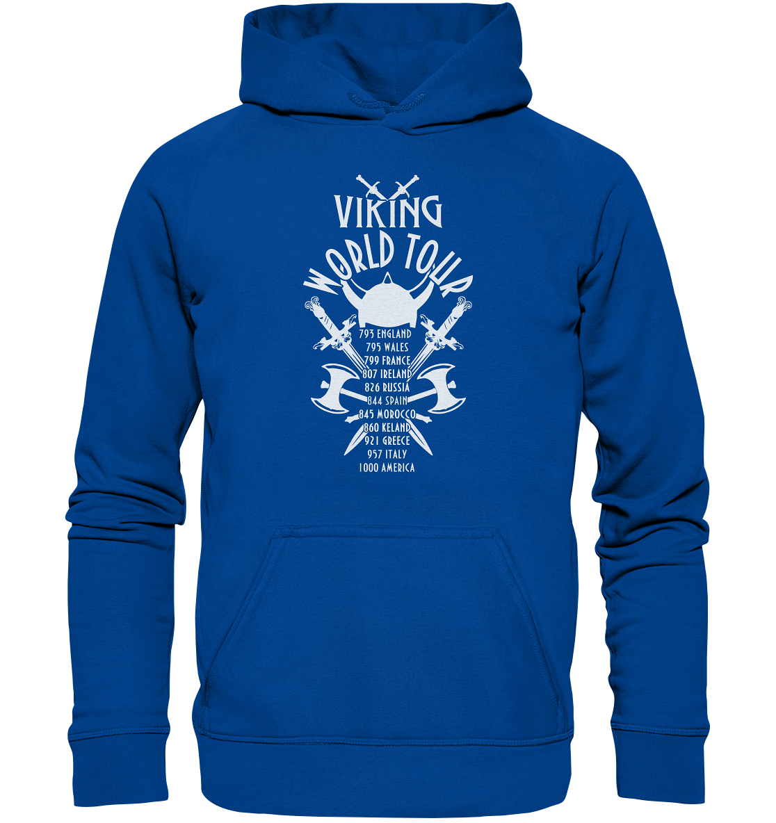 Viking World Tour Fun - Basic Unisex Hoodie