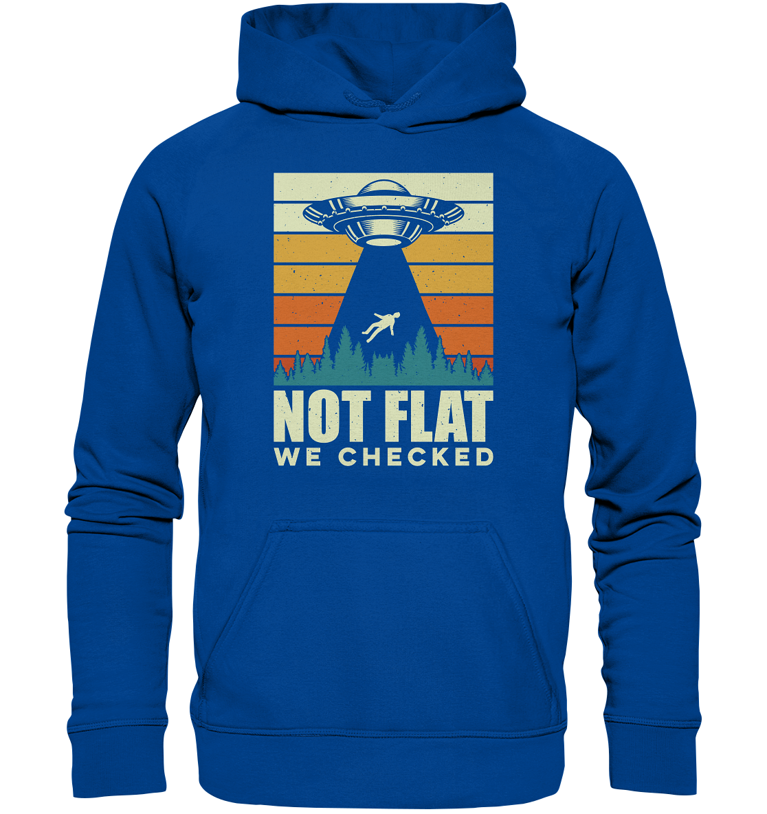 Erde - Not Flat we checked  - Basic Unisex Hoodie