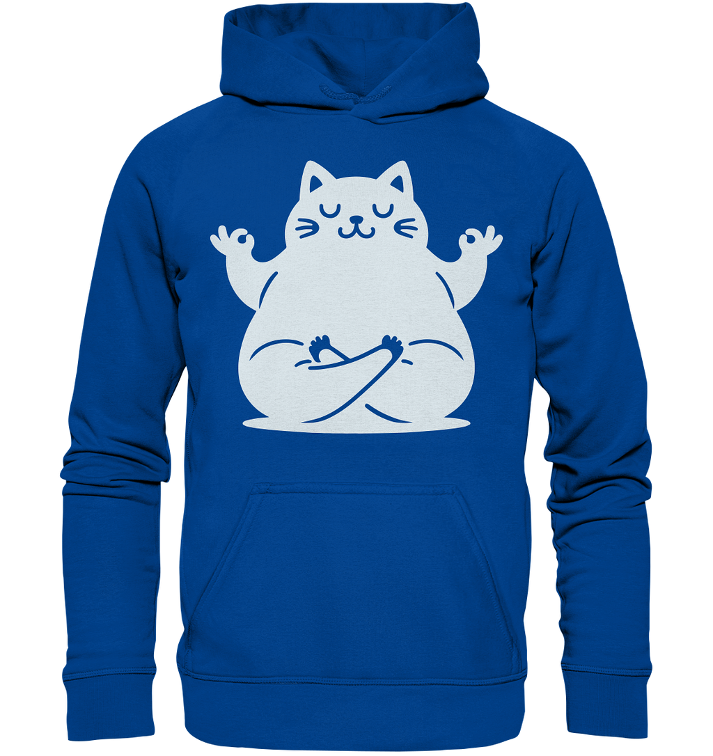 Funny yoga Cat - personalisierbar - Basic Unisex Hoodie