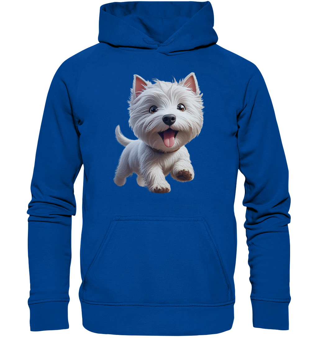 West Highland Terrier Catoon - personalisierbar - Basic Unisex Hoodie
