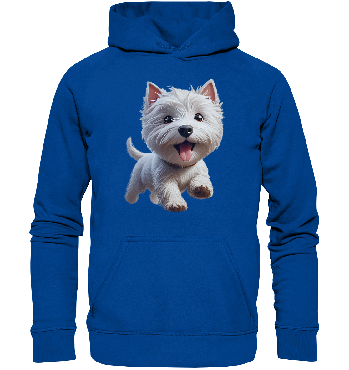 West Highland Terrier Catoon - personalisierbar - Basic Unisex Hoodie