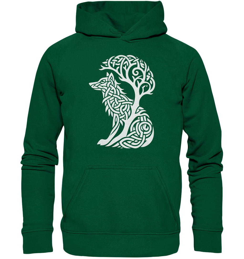 Keltischer Baum des Lebens Hund - Basic Unisex Hoodie