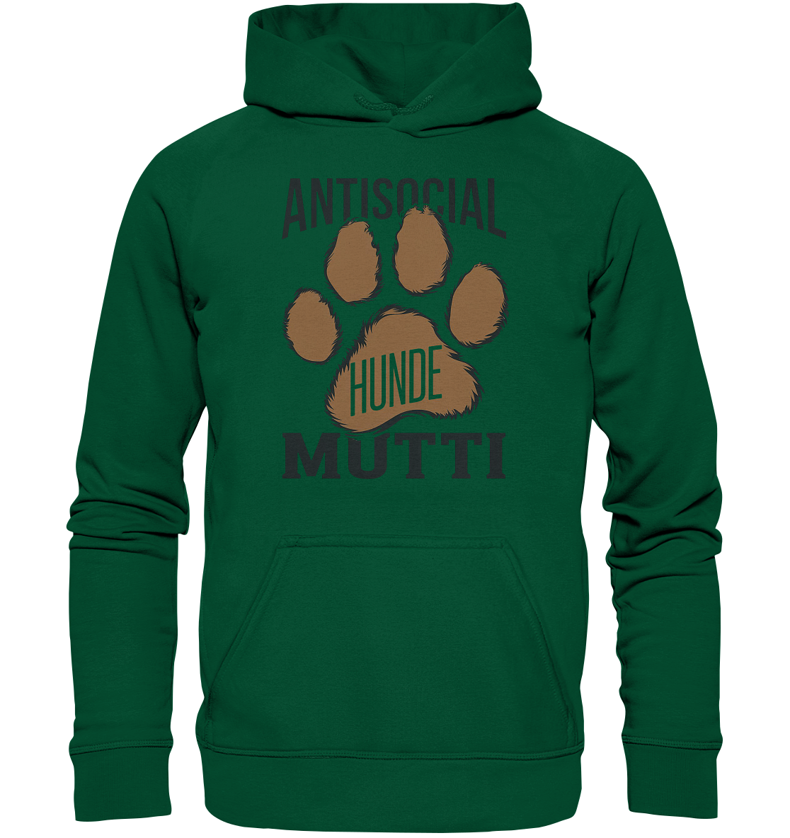 Antisocial Hunde Mutti - Basic Unisex Hoodie
