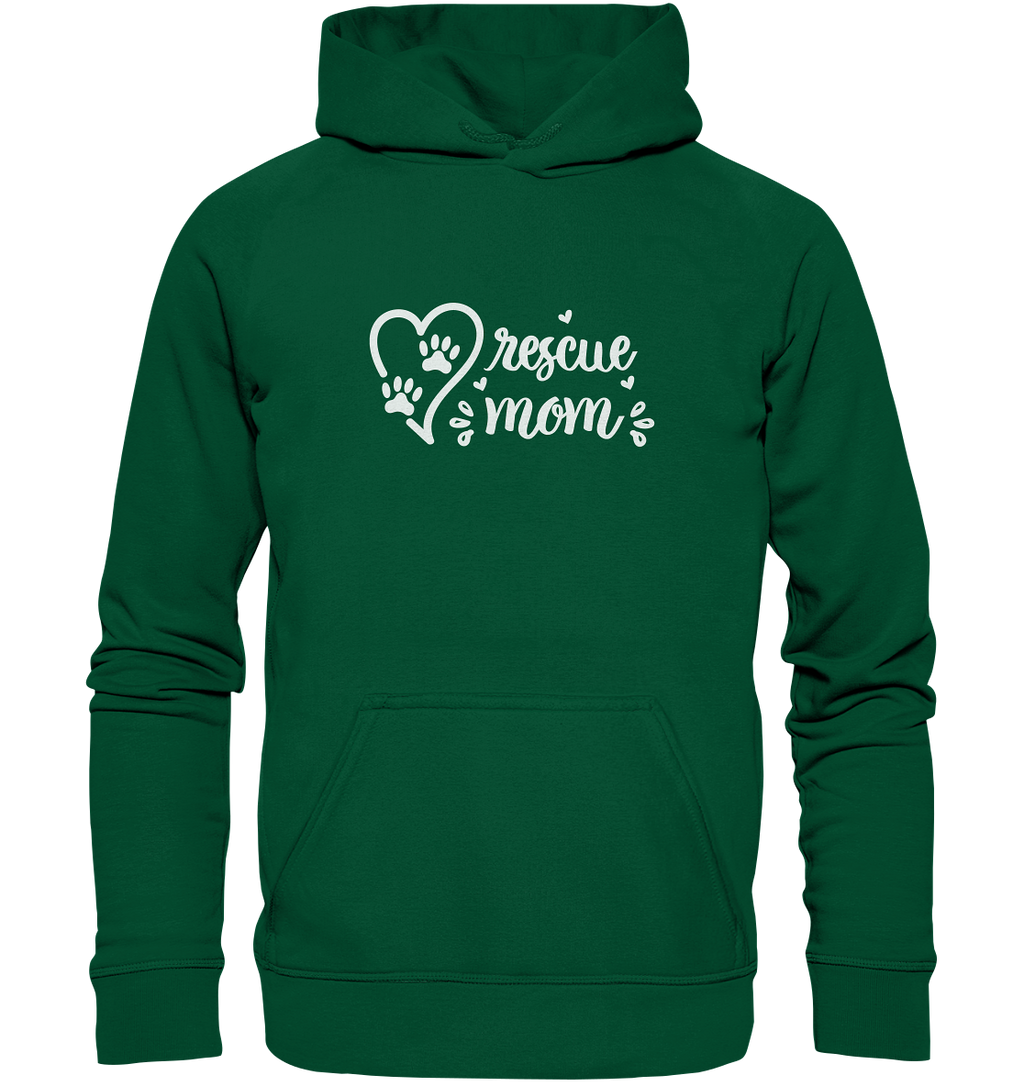 Rescue Mom - Personalisiert - Basic Unisex Hoodie