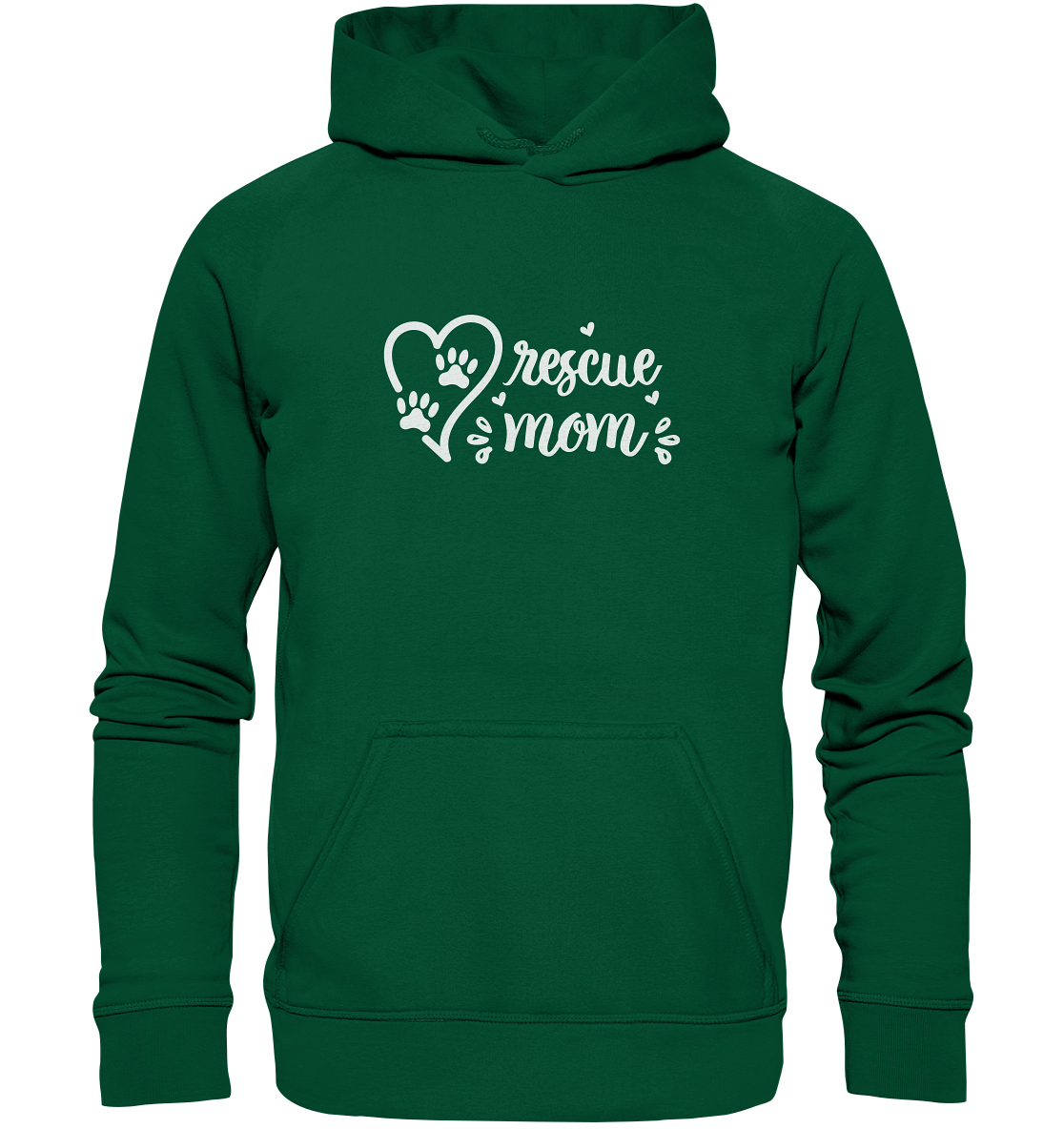 Rescue Mom - Personalisiert - Basic Unisex Hoodie