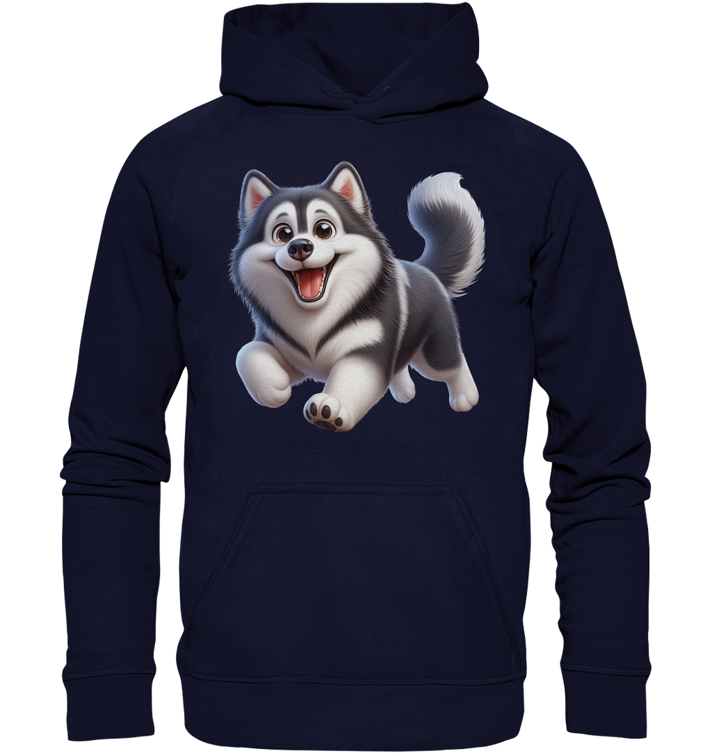 Husky Comic - personalisierbar - Basic Unisex Hoodie