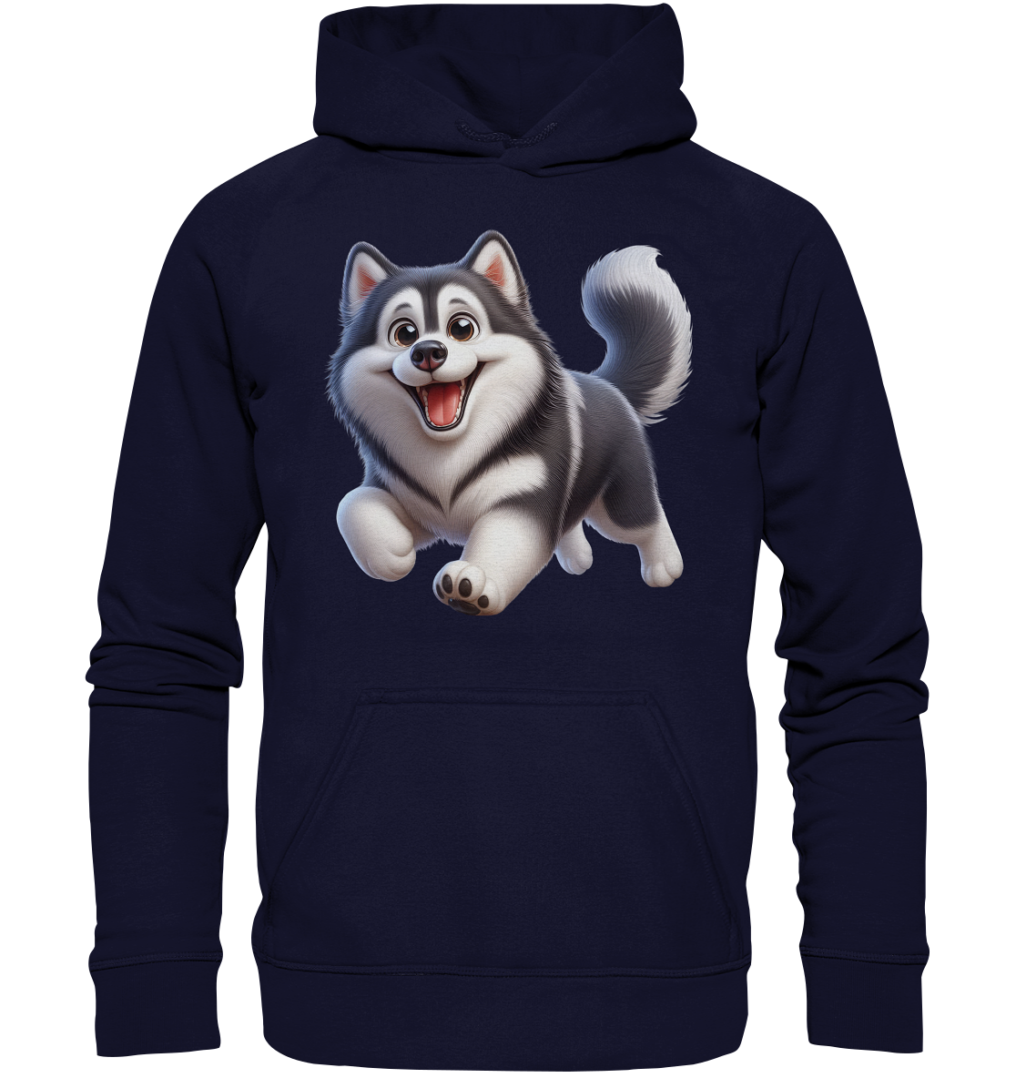 Husky Comic - personalisierbar - Basic Unisex Hoodie