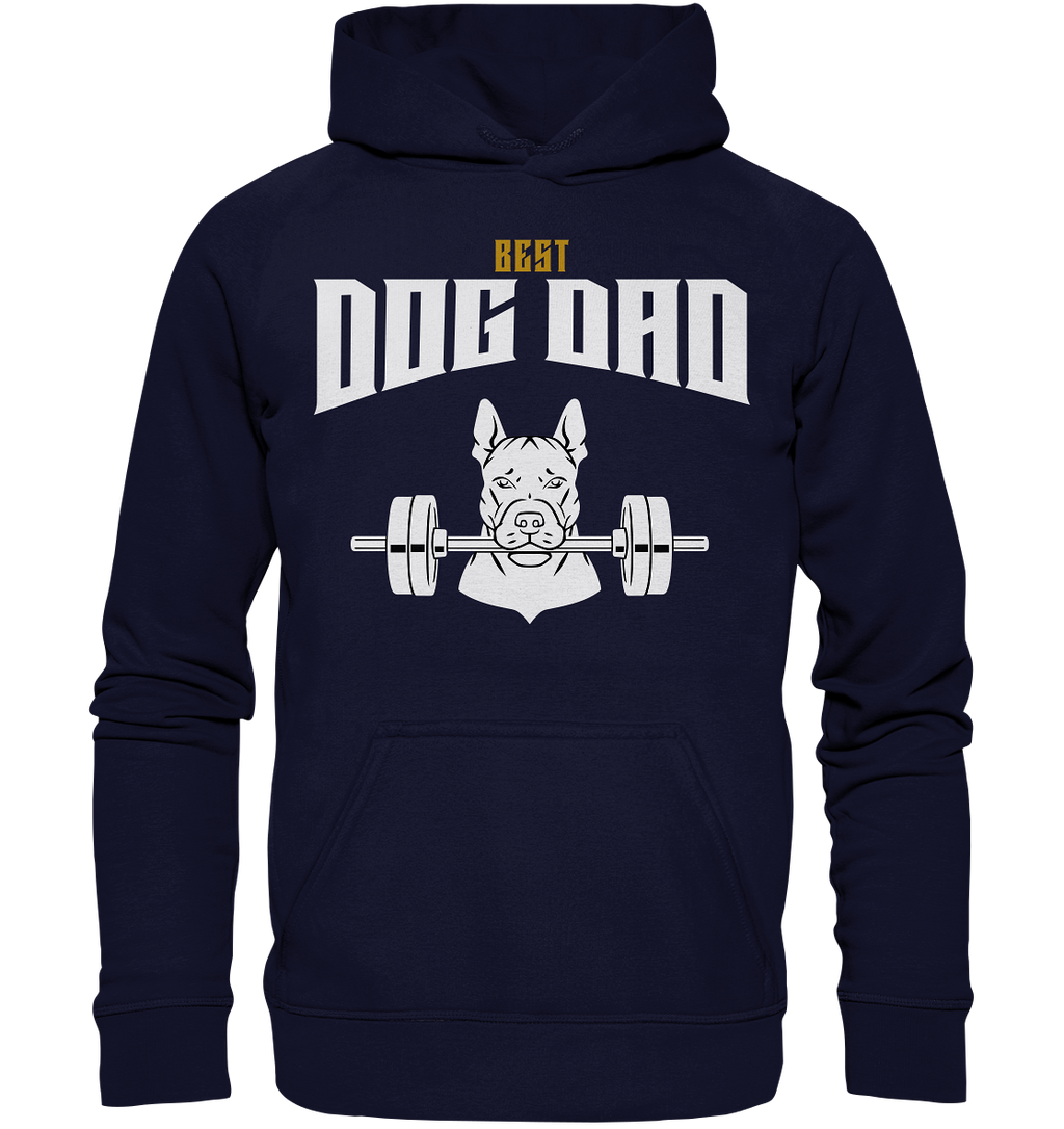 Best Dog Dad - Personalisierbar - Basic Unisex Hoodie