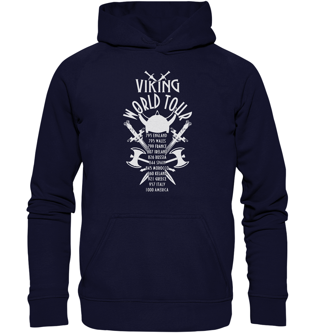 Viking World Tour Fun - Basic Unisex Hoodie
