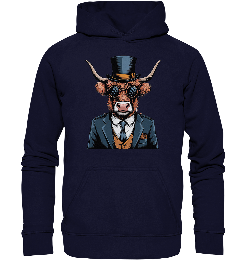 Highland Cow Steampunk - Basic Unisex Hoodie