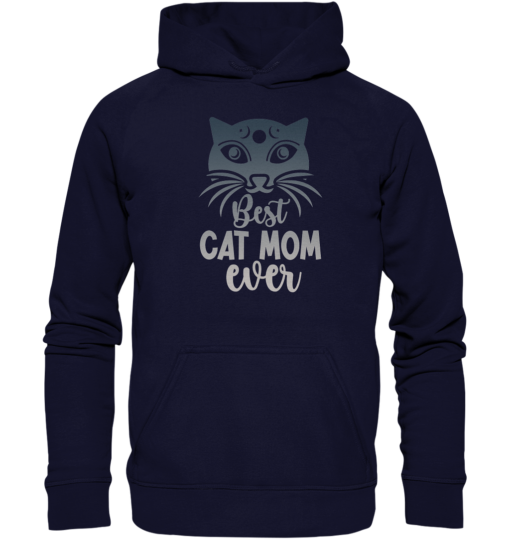 Best Cat Mum ever personalisierbar - Basic Unisex Hoodie