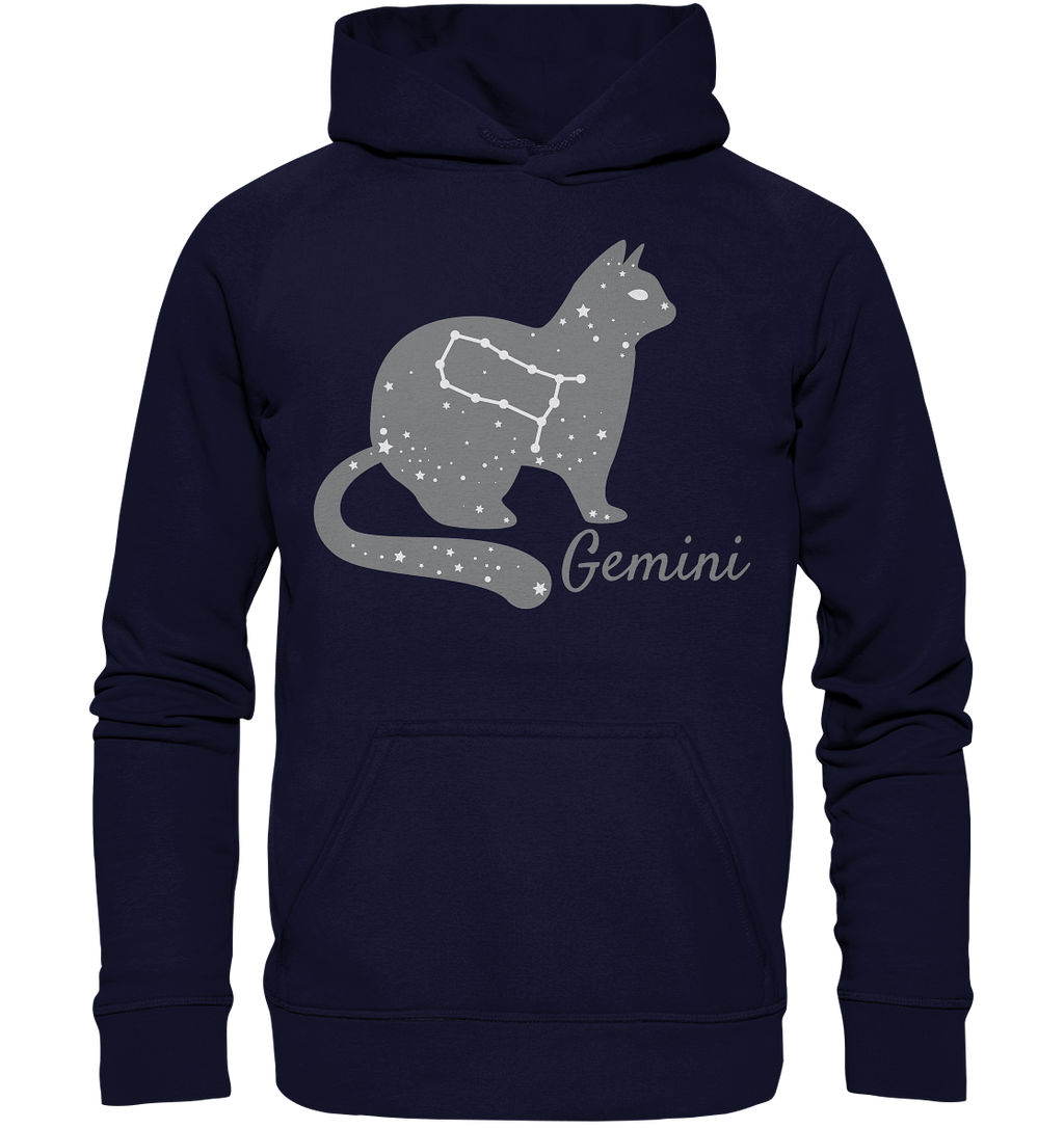 Sternzeichen Katze Zwilling - personalisierbar - Basic Unisex Hoodie