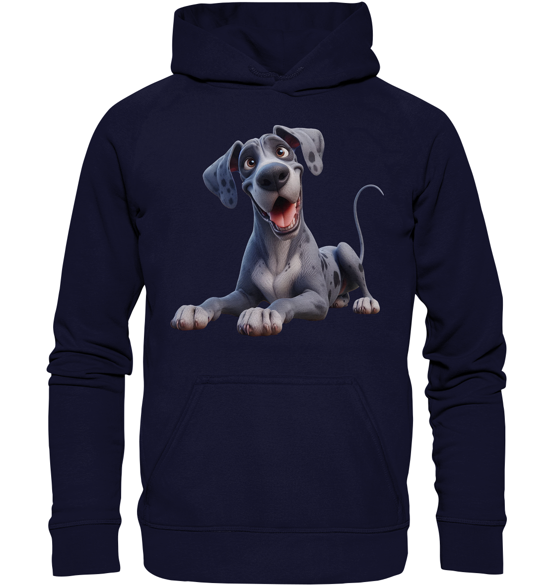 Dänische Dogge - personalisierbar - Basic Unisex Hoodie