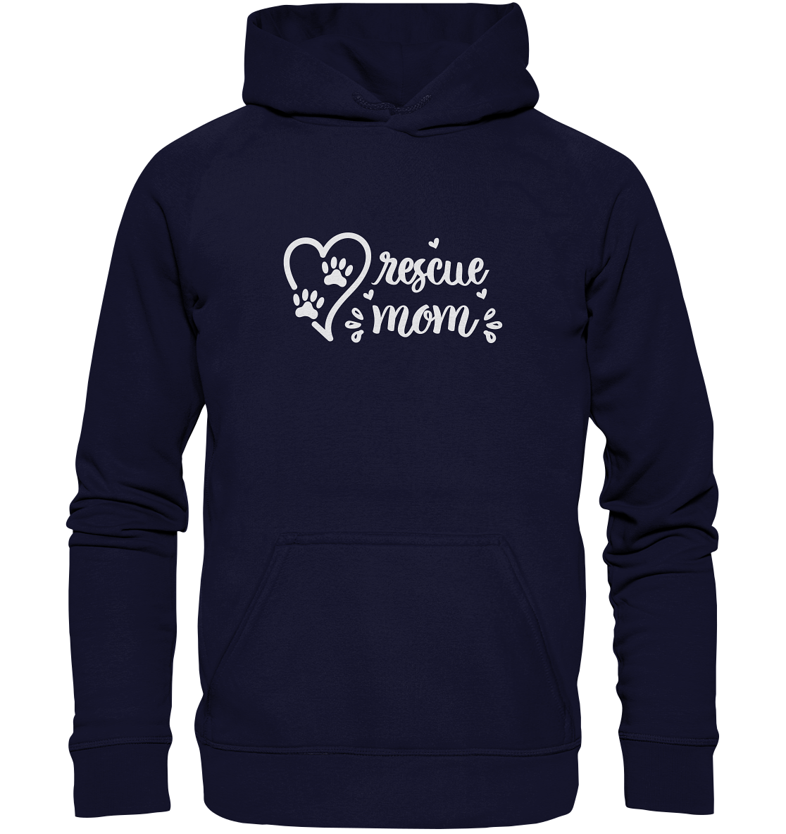 Rescue Mom - Personalisiert - Basic Unisex Hoodie
