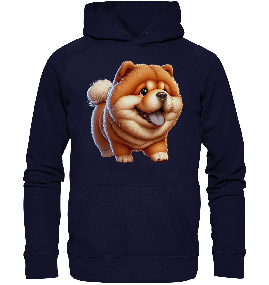 Chow Chow Cartoon Hund - personalisierbar - Basic Unisex Hoodie