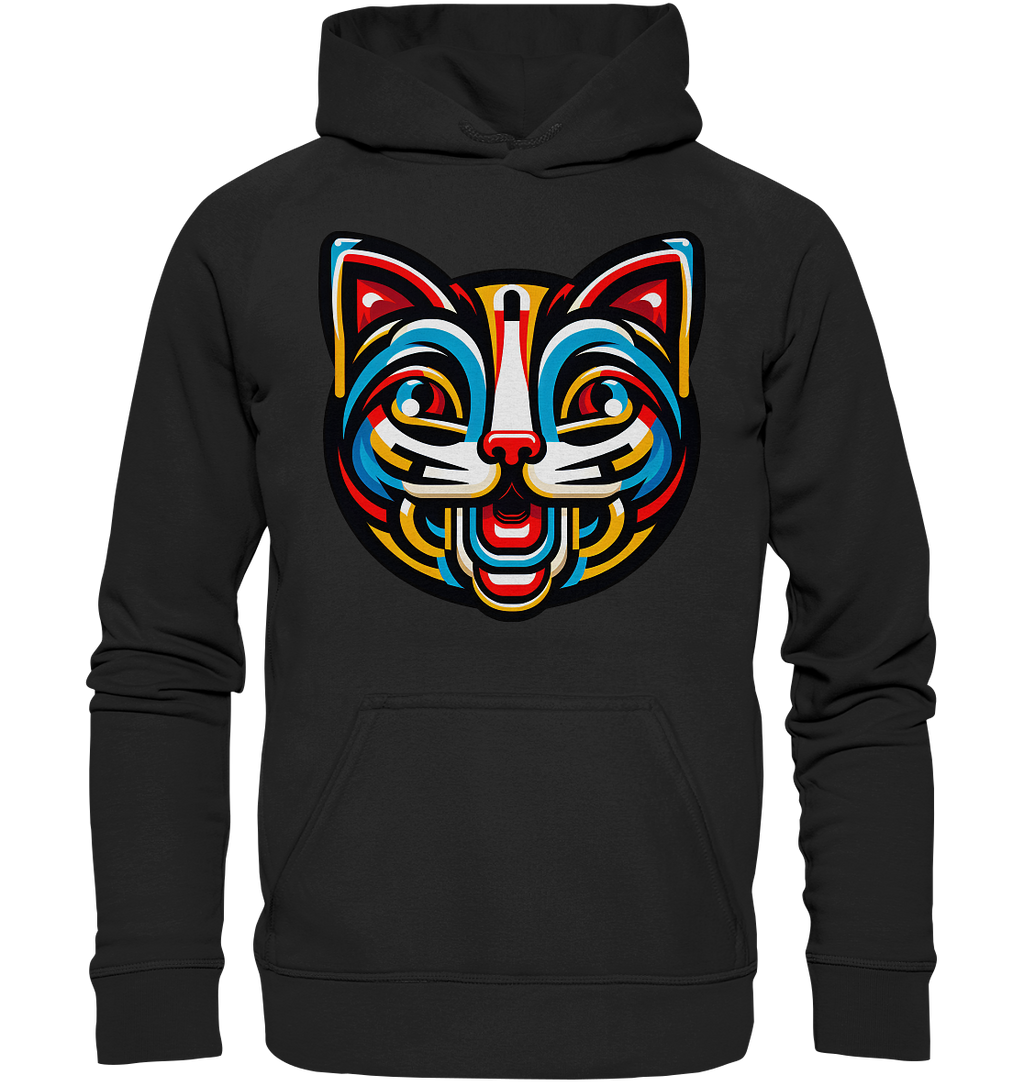 Pop Art Katze  - Basic Unisex Hoodie
