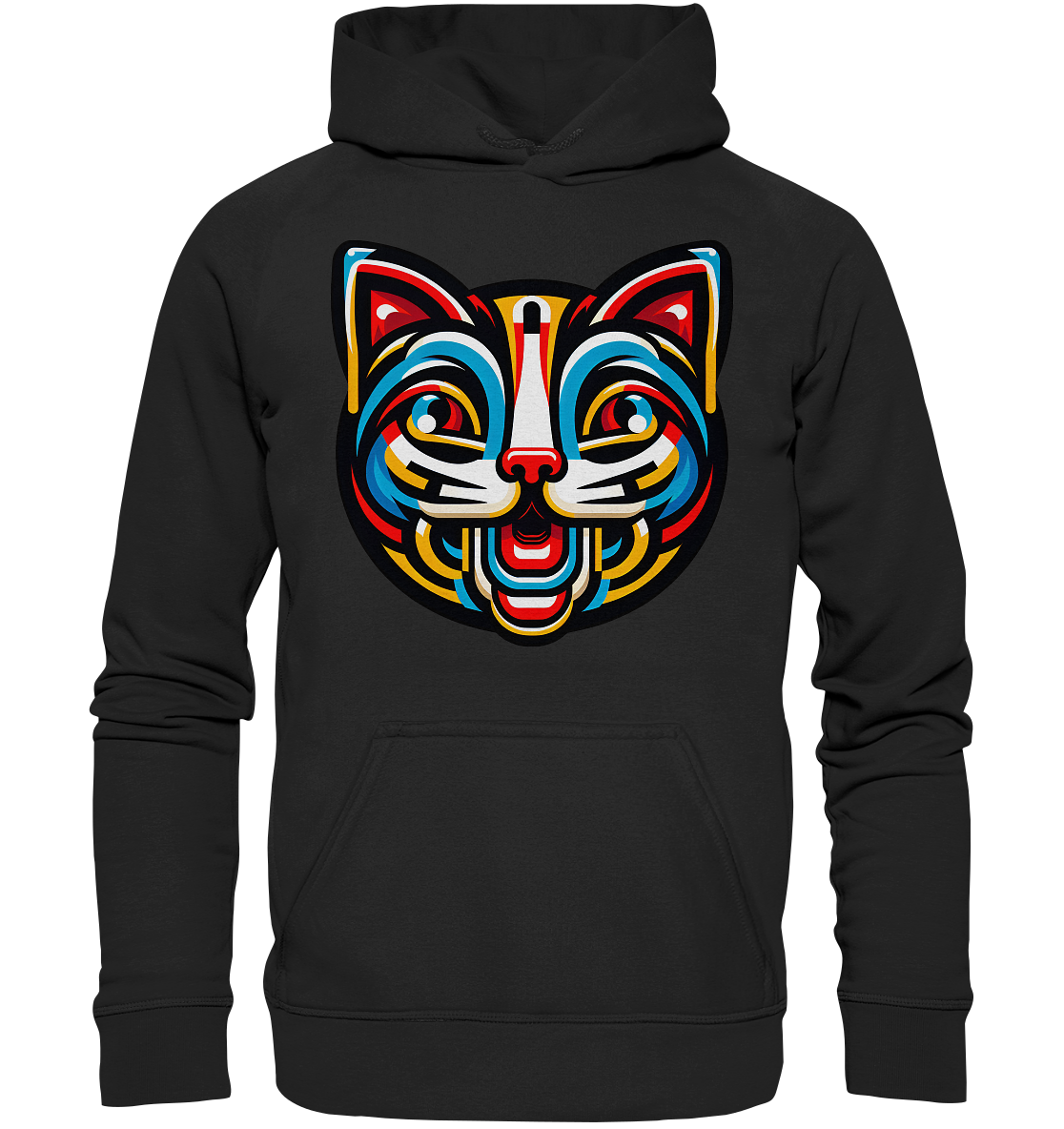 Pop Art Katze  - Basic Unisex Hoodie