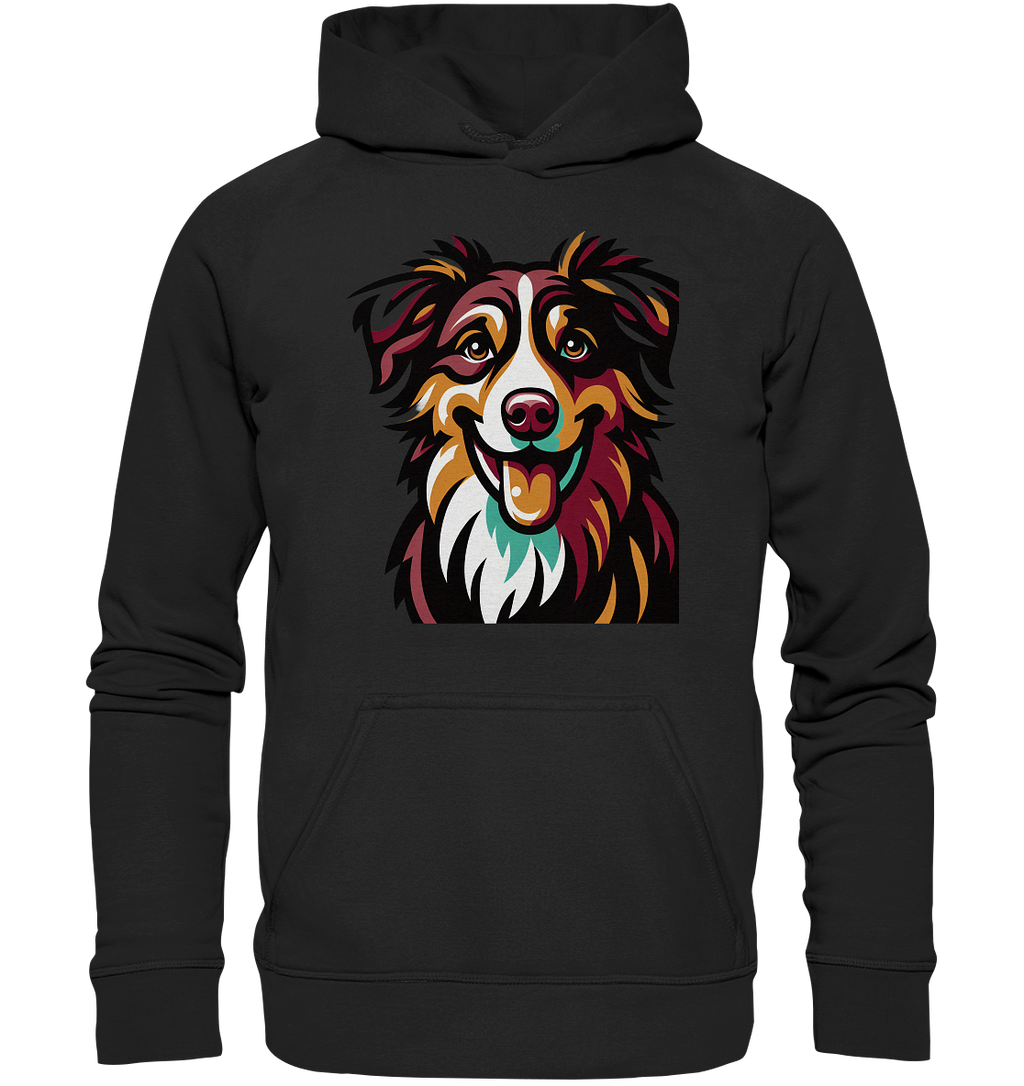 Australian Shepherd Hund - personalisierbar - Basic Unisex Hoodie