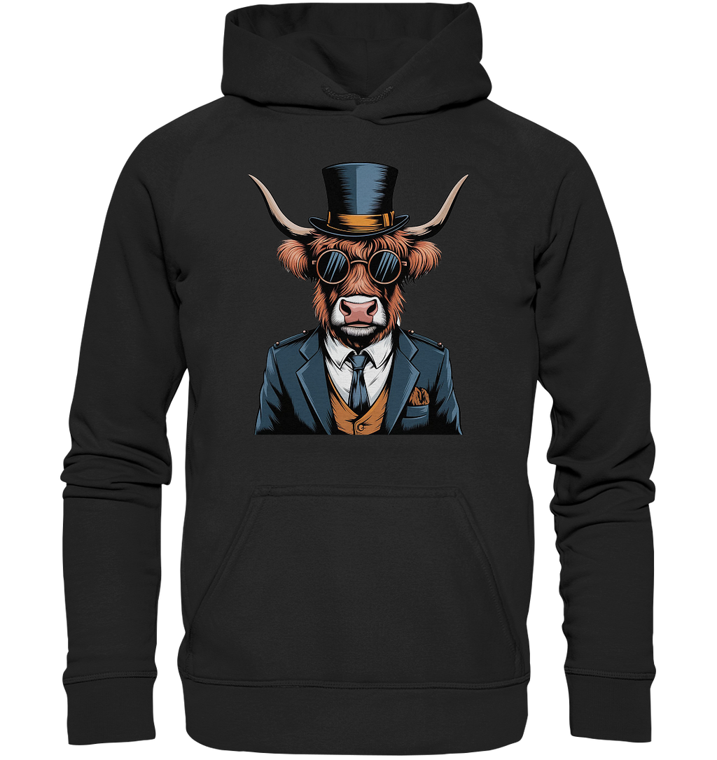 Highland Cow Steampunk - Basic Unisex Hoodie
