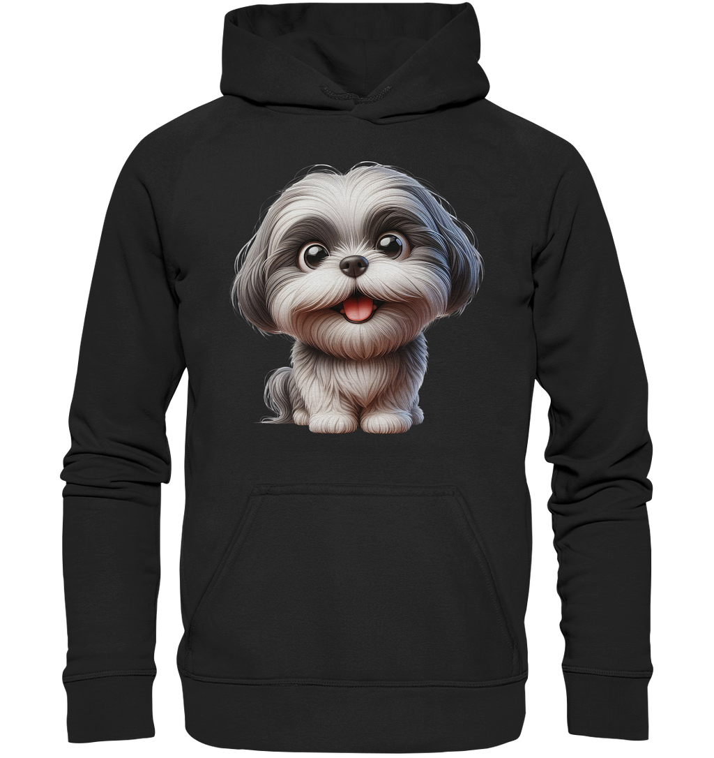Shih Tzu Cartoon Dog - personalisierbar - Basic Unisex Hoodie