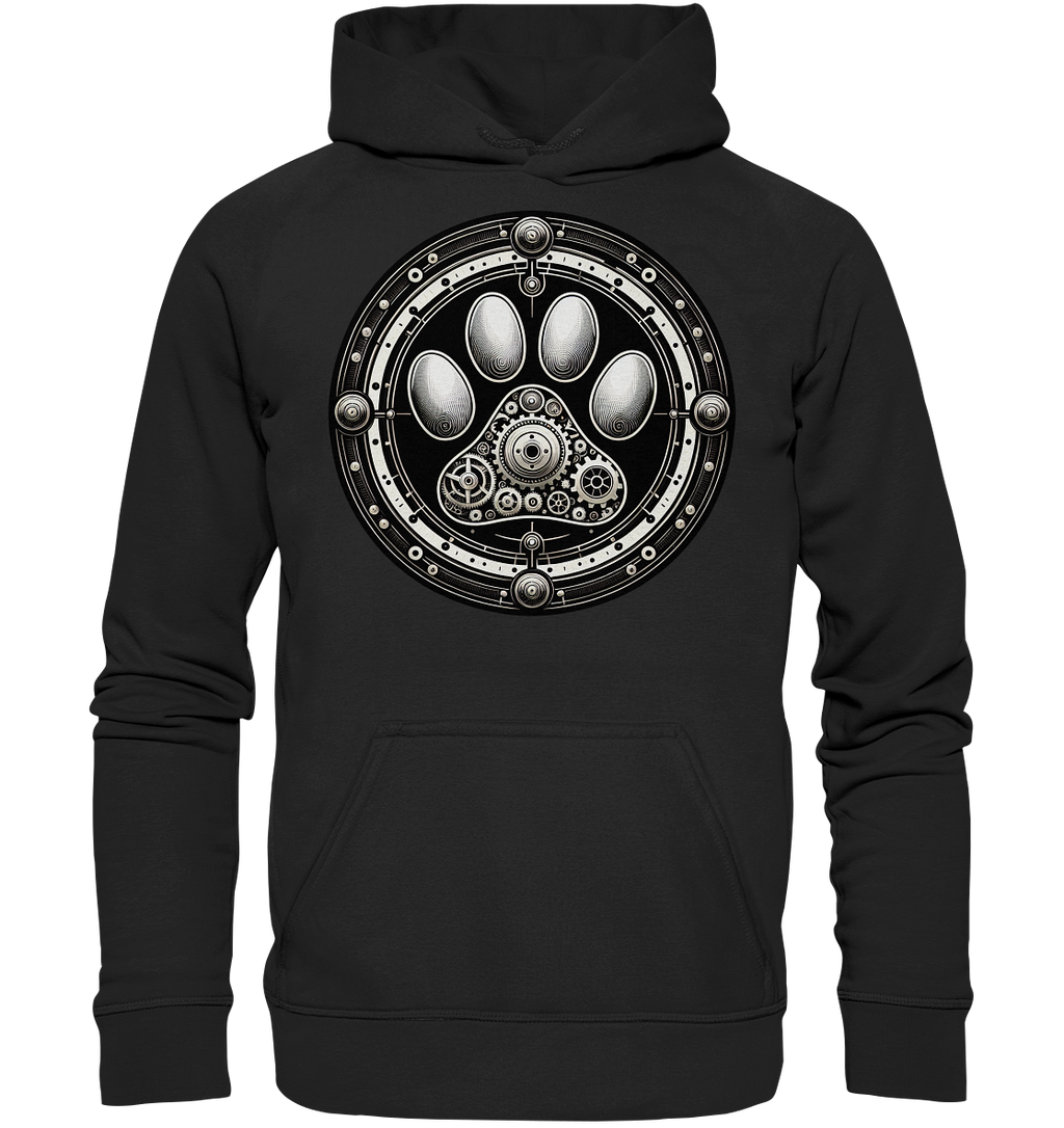 Pfote in Steam Punk Design - Basic Unisex Hoodie